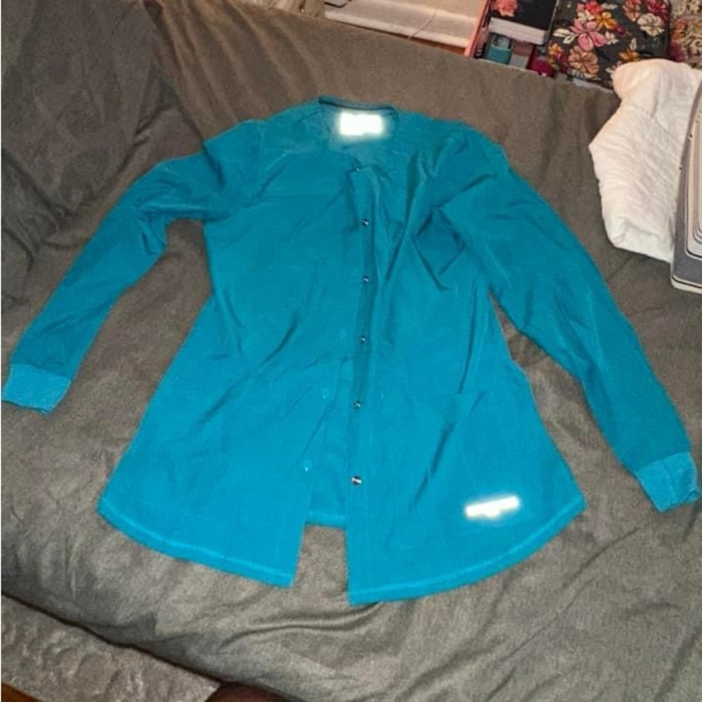 Teal Sketcher scrub set